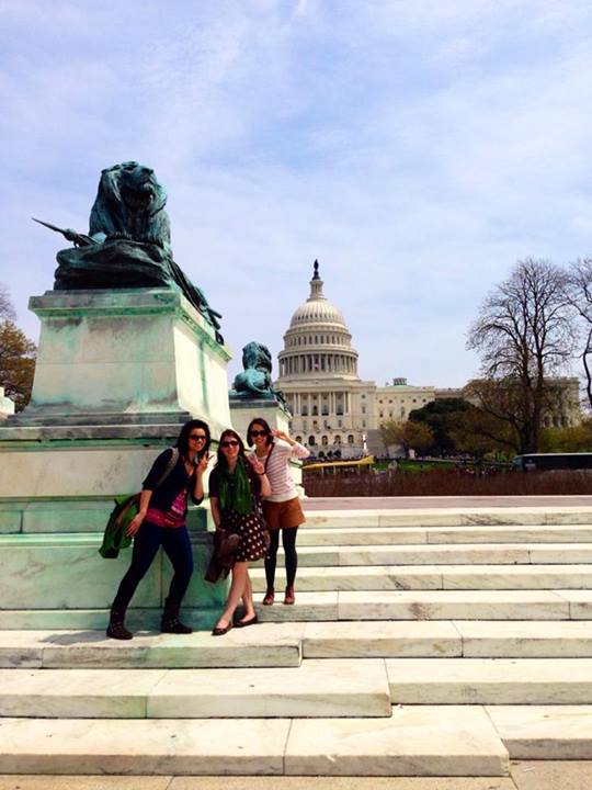 Exploring DC with friends from JET