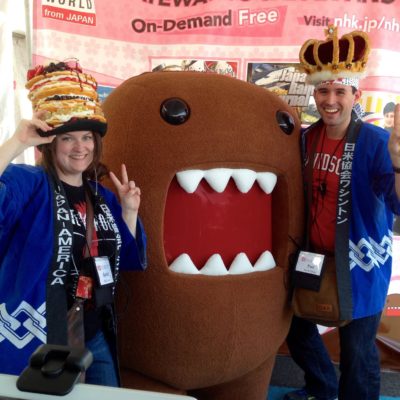 JETAADC Officers with Domo-kun