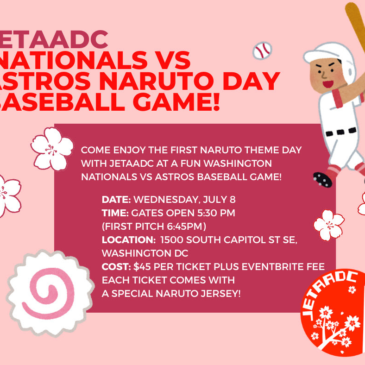 JETAADC Nationals vs Astros – Naruto Day Baseball Game